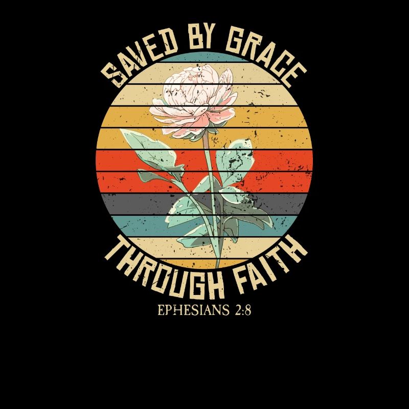 Saved By Grace Ephesians Scripture Christian Cute