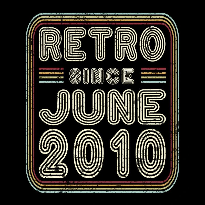 Geburtstag Juni 2010 Retro Geschenk