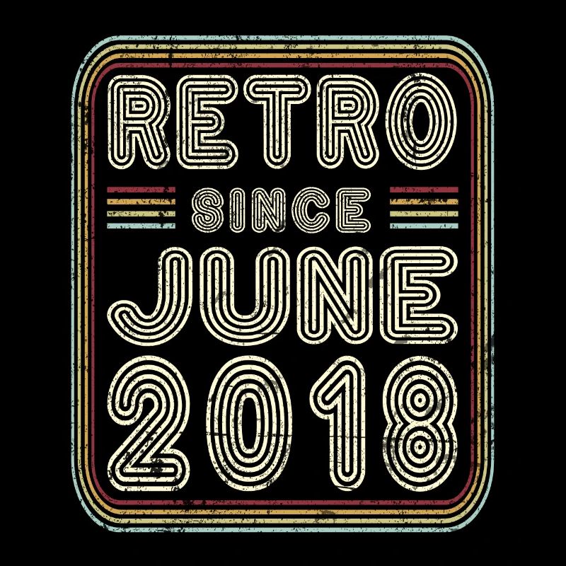 Geburtstag Juni 2018 Retro Geschenk