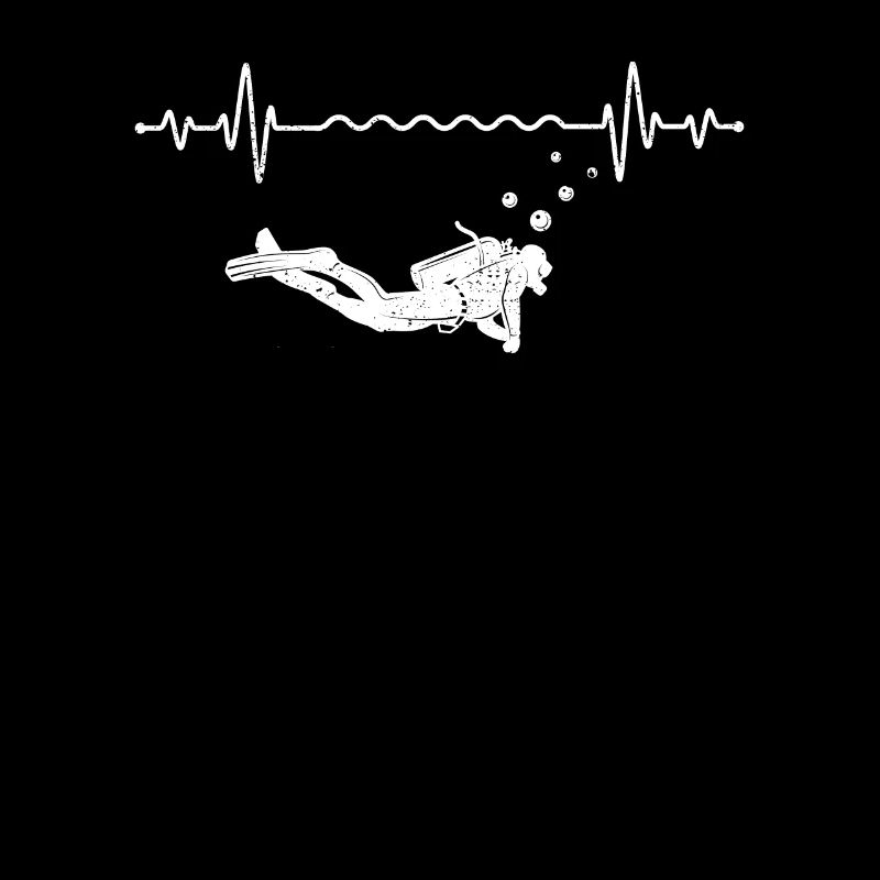 Plongée Heartbeat Drôle Ocean Diver Pulse Plongée