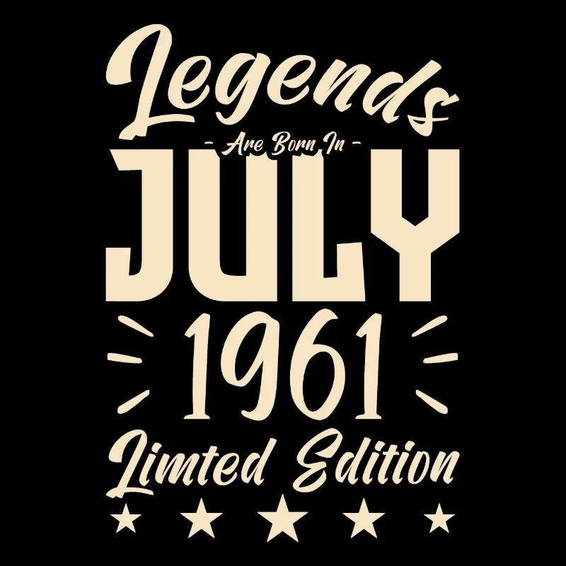 Born in July 1961. Birthday gift.