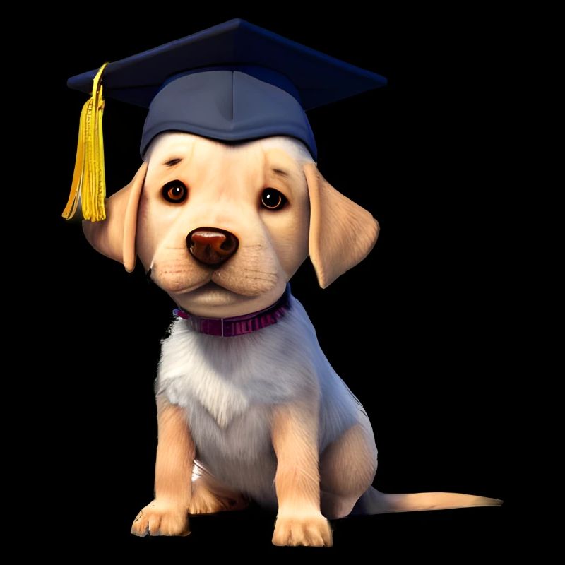 Bachelor Labrador Studium Hunde Schulabschluss