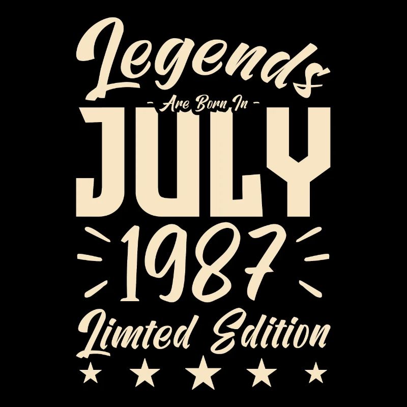 Born in July 1987. Birthday gift.