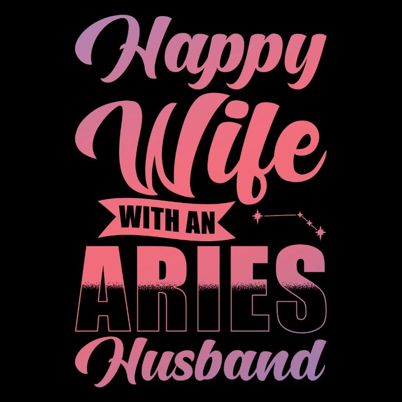 Widder Glückliche Frau mit Wasserman Ehemann