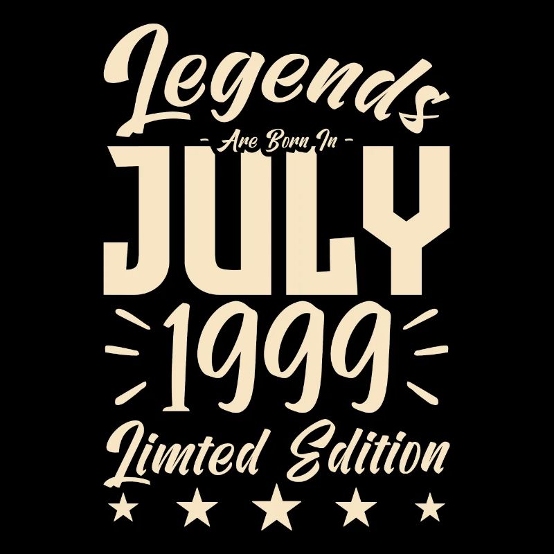 Geboren im Juli 1999. Geburtstagsgeschenk.