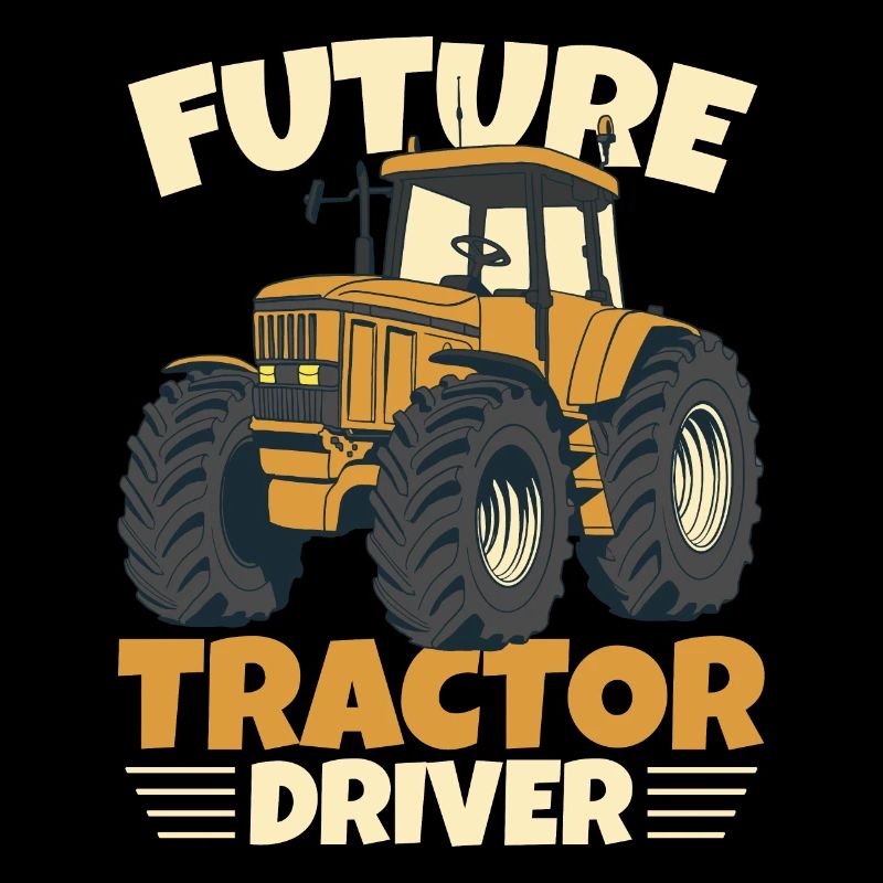 Künftiger Traktorfahrer