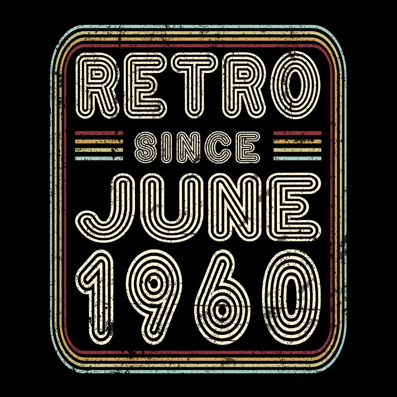 Geburtstag Juni 1960 Retro Geschenk