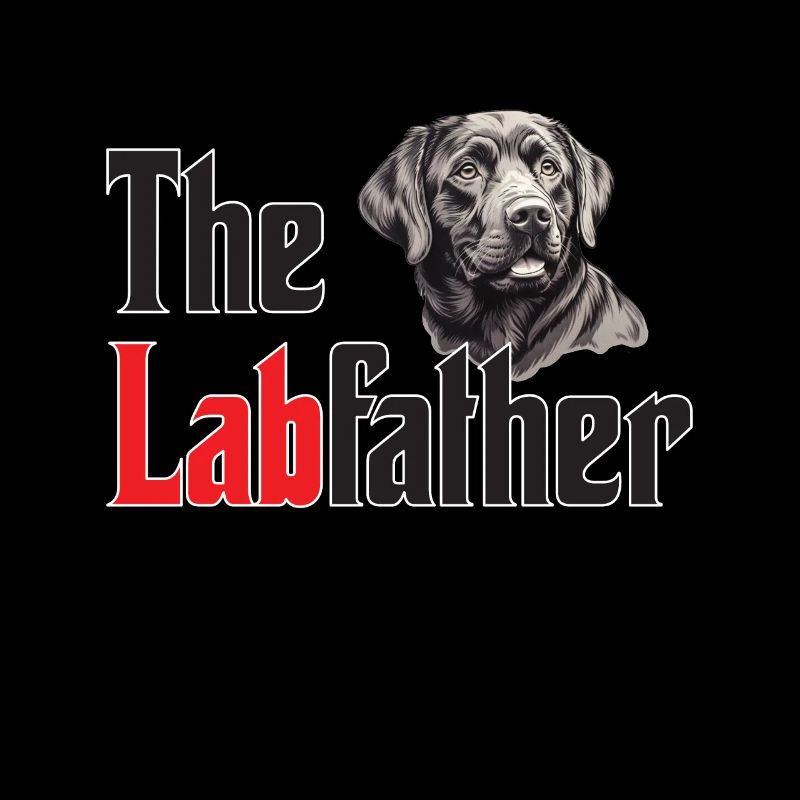 The Labfather, fun Labrador design