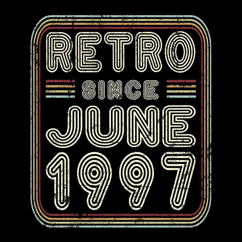 Birthday June 1997 Retro Gift