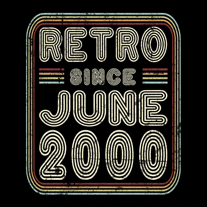 Geburtstag Juni 2000 Retro Geschenk