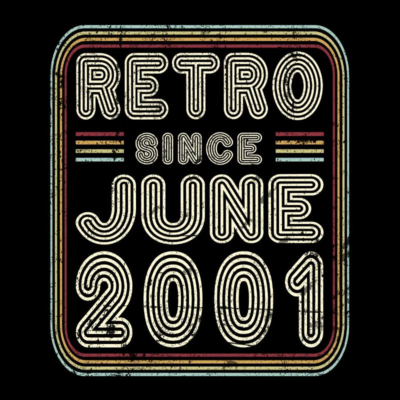 Geburtstag Juni 2001 Retro Geschenk
