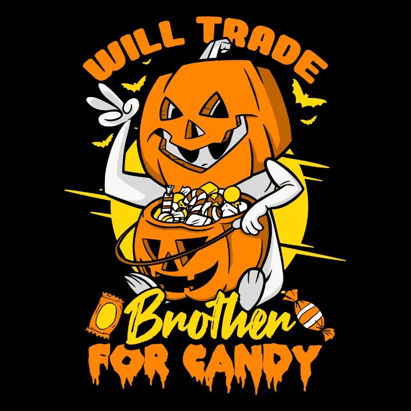 Wird Bruder gegen Süßigkeiten Halloween eintauschen
