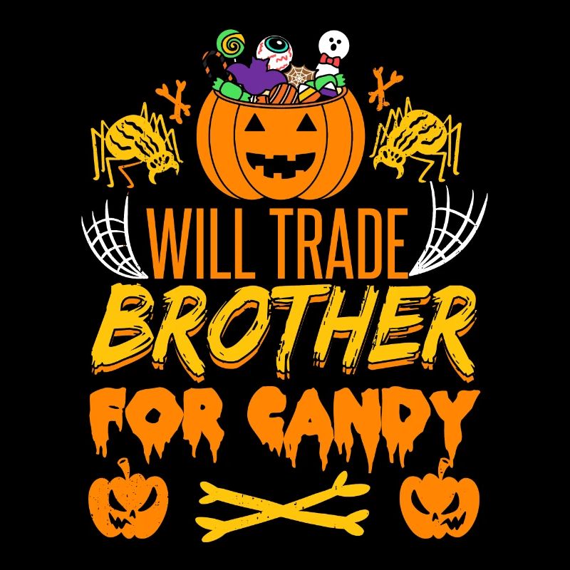 Wird Bruder gegen Süßigkeiten eintauschen | Halloween-Witz