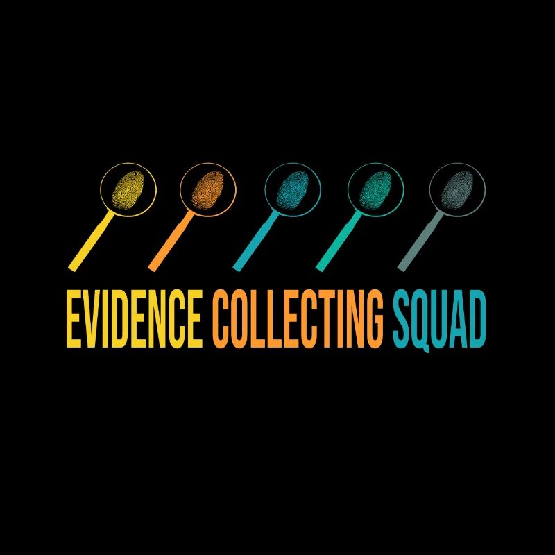 Forensic Evidence Collecting Squad Retro Design
