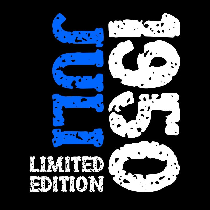 1950 Juli Limited Edition Geburtstag Geschenk