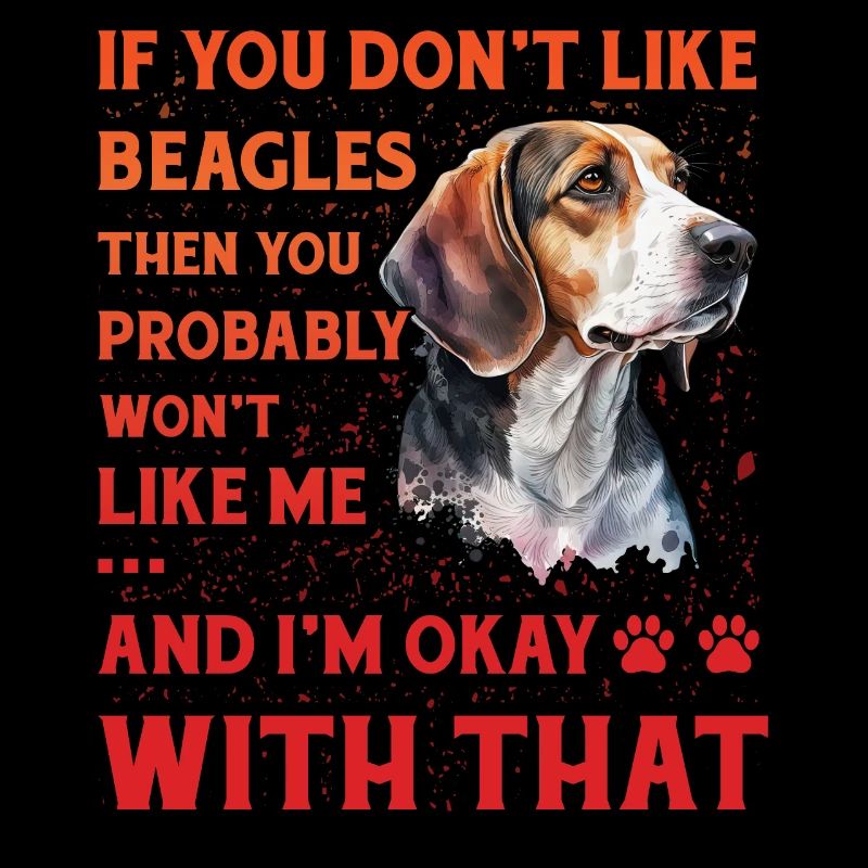 Beagle funny saying dog