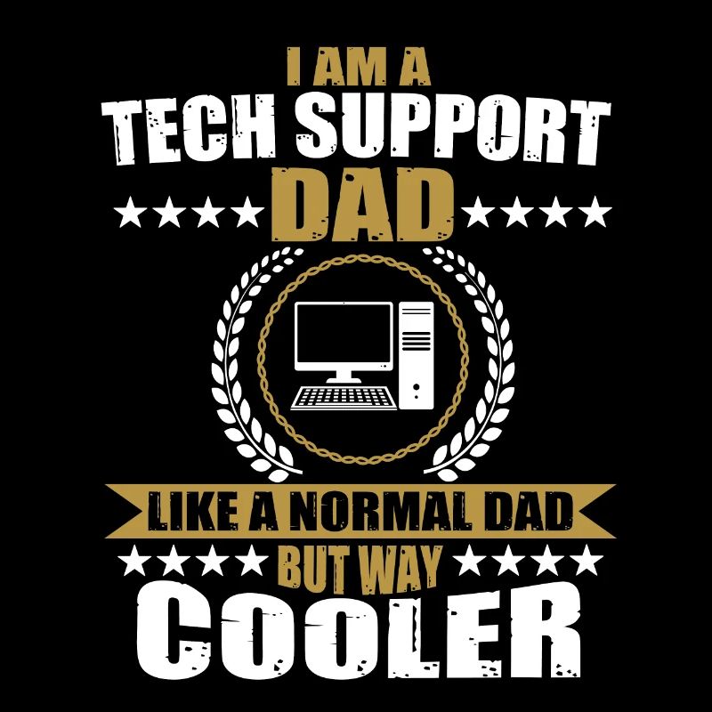 Funny Technical Support Dad Outfit Father's Day