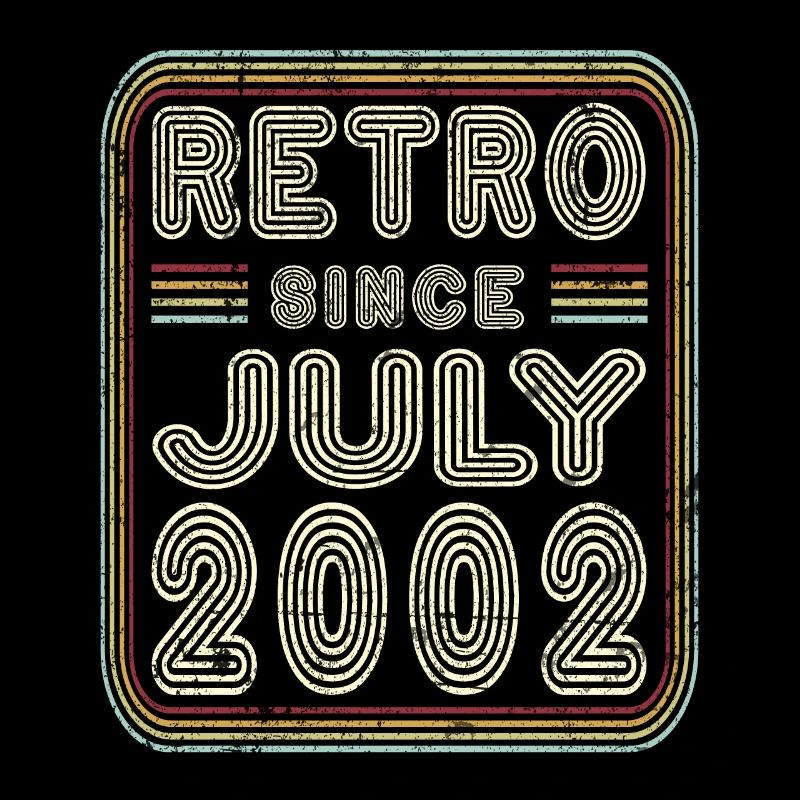 Birthday July 2002 Retro Gift