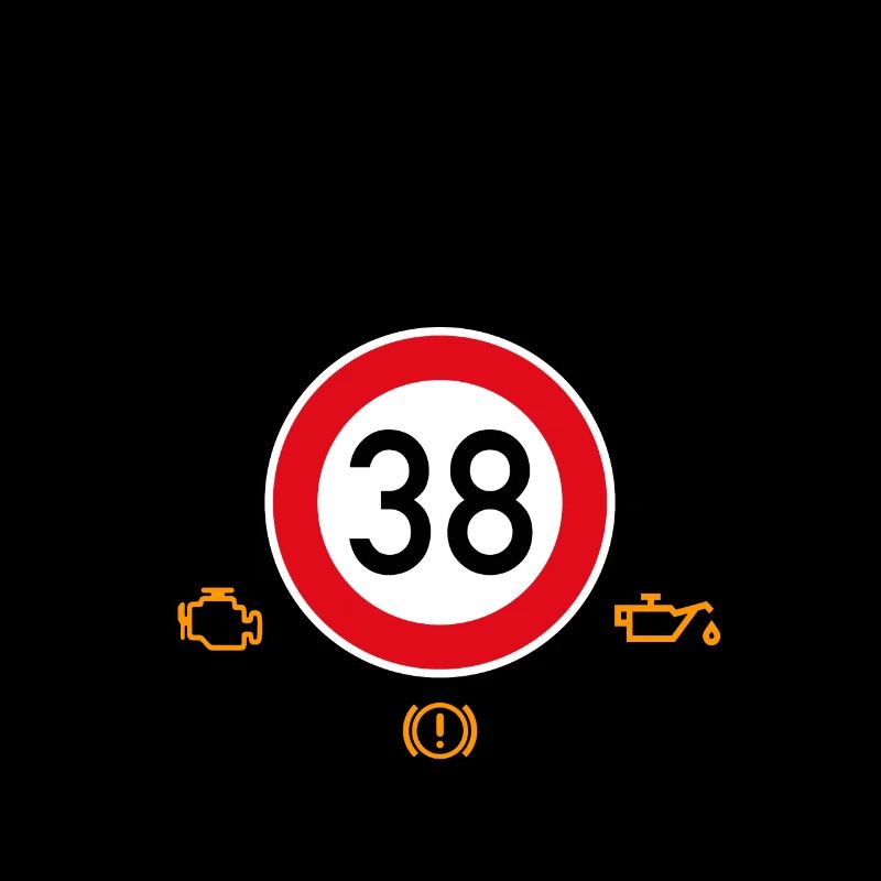 38. Geburtstag Schonend Behandeln 38 Alte Kiste 38