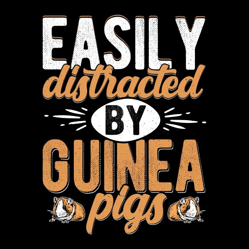 Facilement distrait par les cochons d’Inde Cavy Lover Rongent