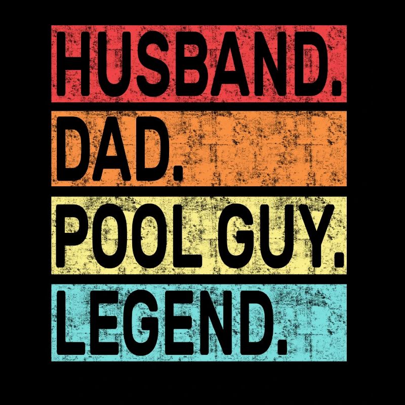 Ehemann Papa Pool Guy Legende