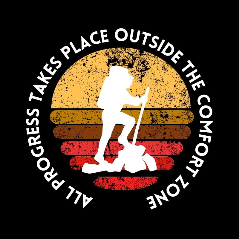 Hiking progress outside the comfort zone