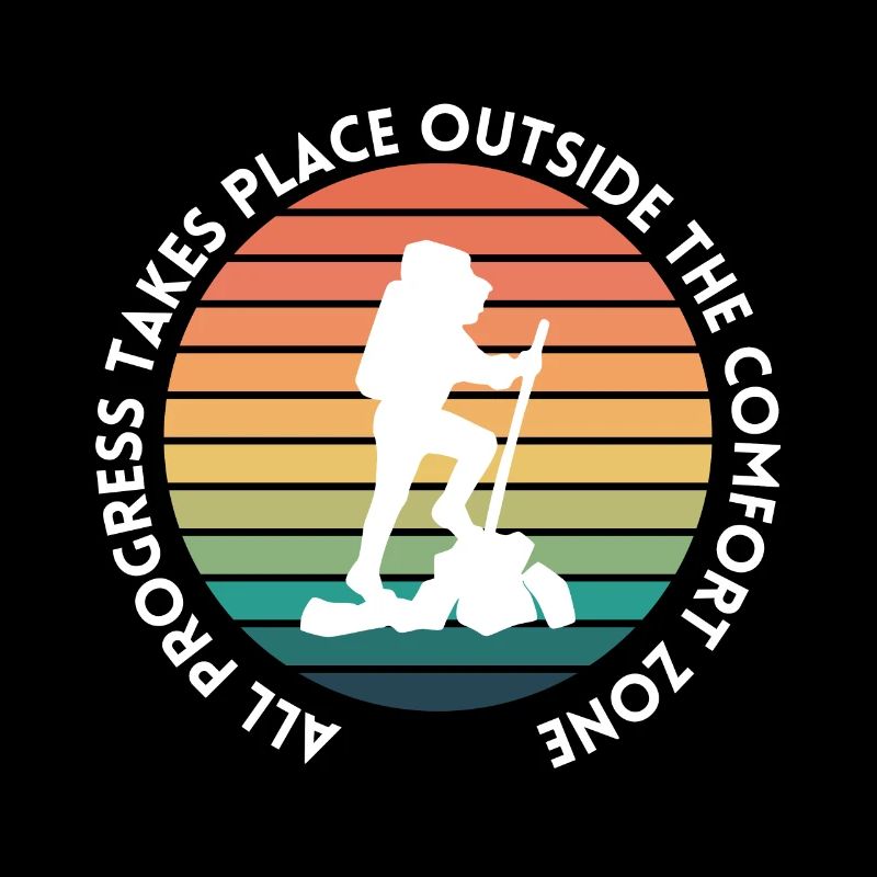 Hiking progress outside the comfort zone