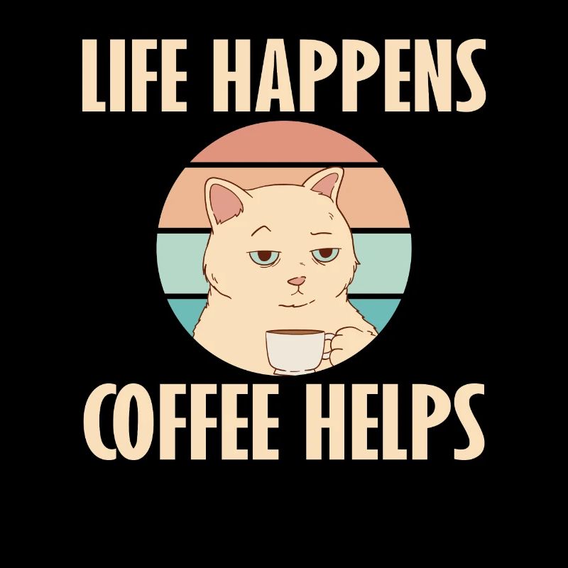 La vie arrive, le café aide les