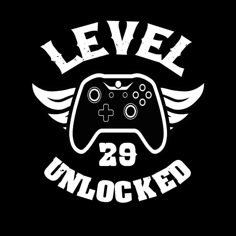 Level 29 Unlocked 29 Geburtstag
