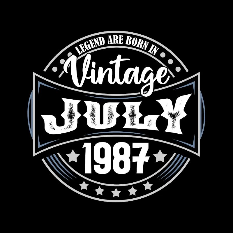 Juli 1987. Geburtstagsgeschenk Juli 1987.