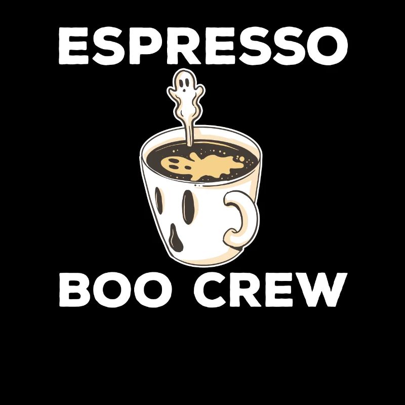 Espresso Boo effrayant Crew Halloween