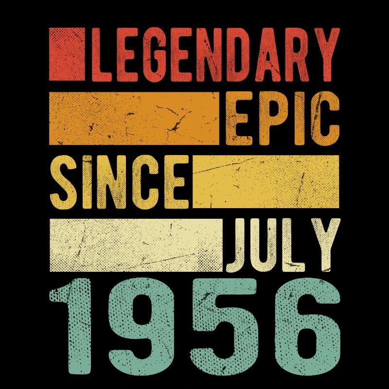 Geburtstag Juli 1956 Legendär Episch