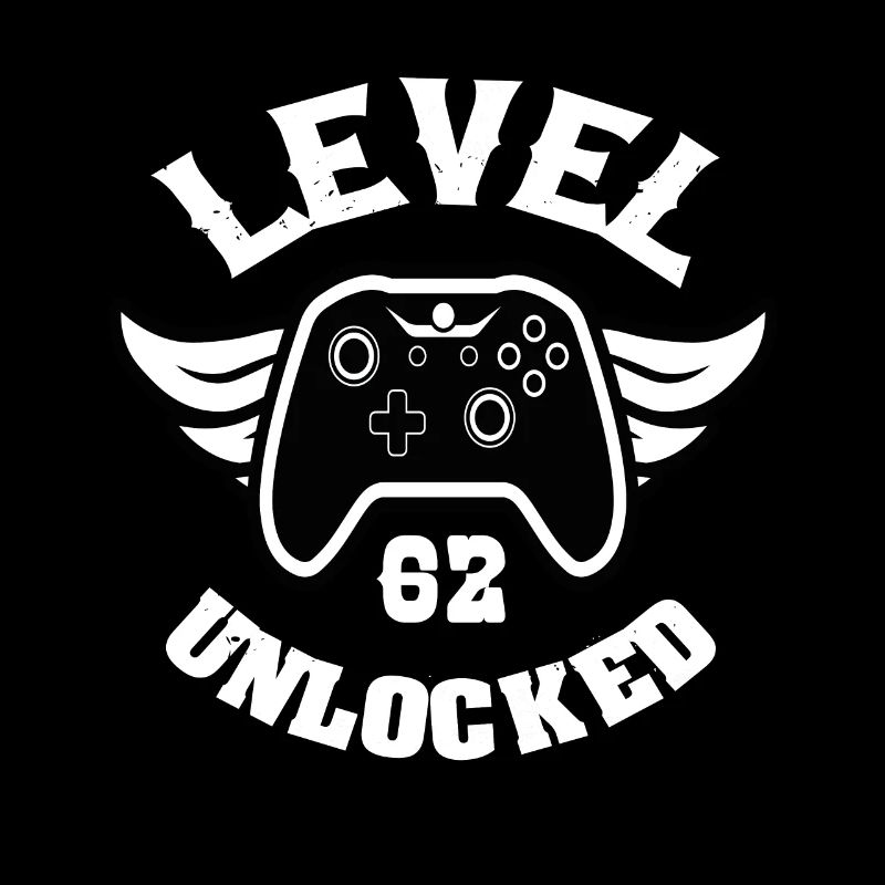 Level 62 Unlocked 62 Birthday