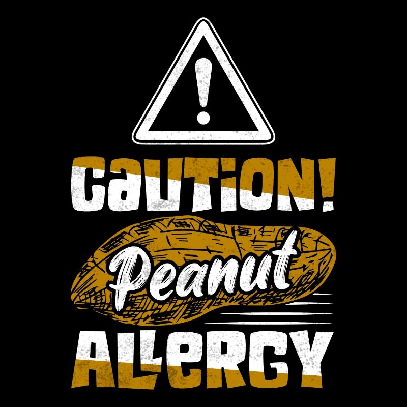 Caution! Peanut Allergy Nut Allergic Awareness