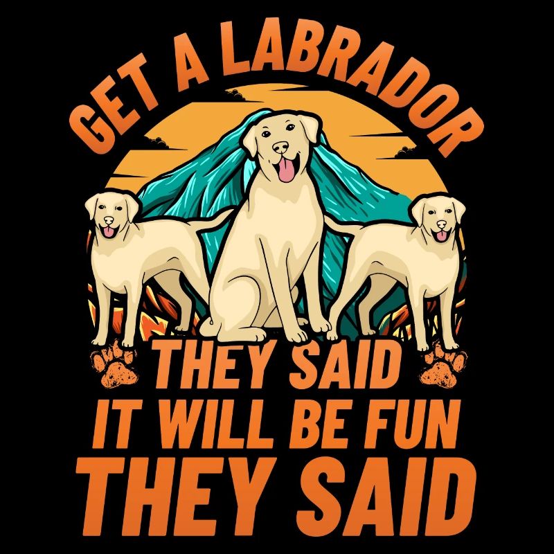 Get a Labrador they said it will be fun