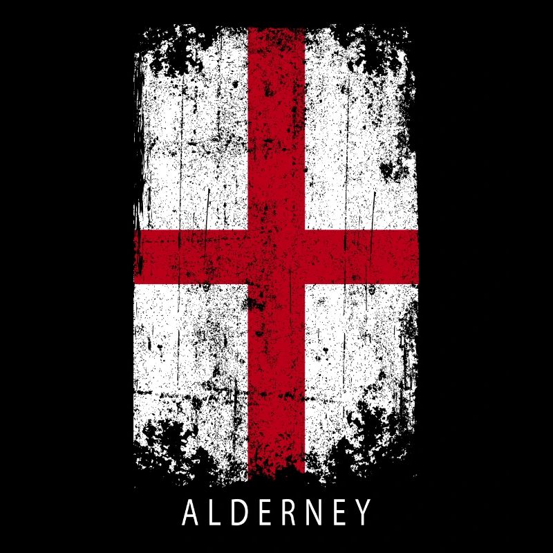 Souvenir avec le drapeau du pays d’Aurigny