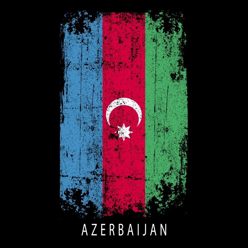 Souvenir avec le drapeau du pays de l’Azerbaïdjan