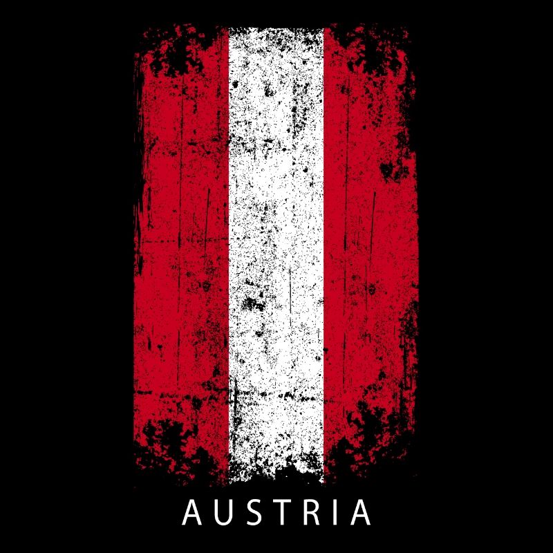 Souvenir avec le drapeau de l’Autriche