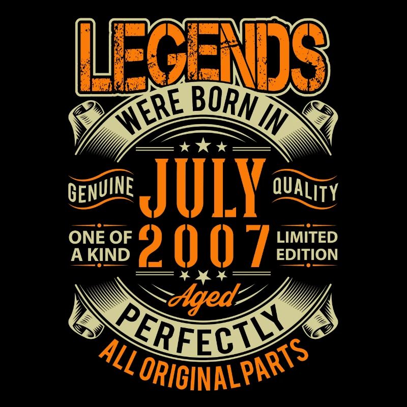 2007 Juli Geburtstag Legende