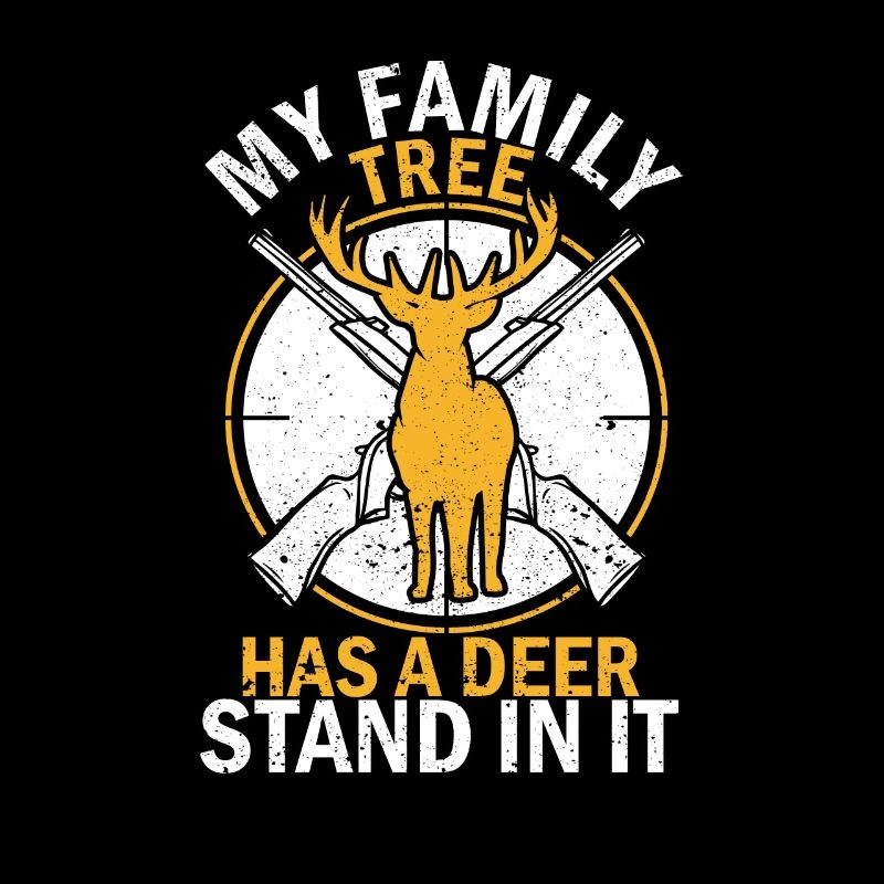 My family tree has a deer stand in it Funny