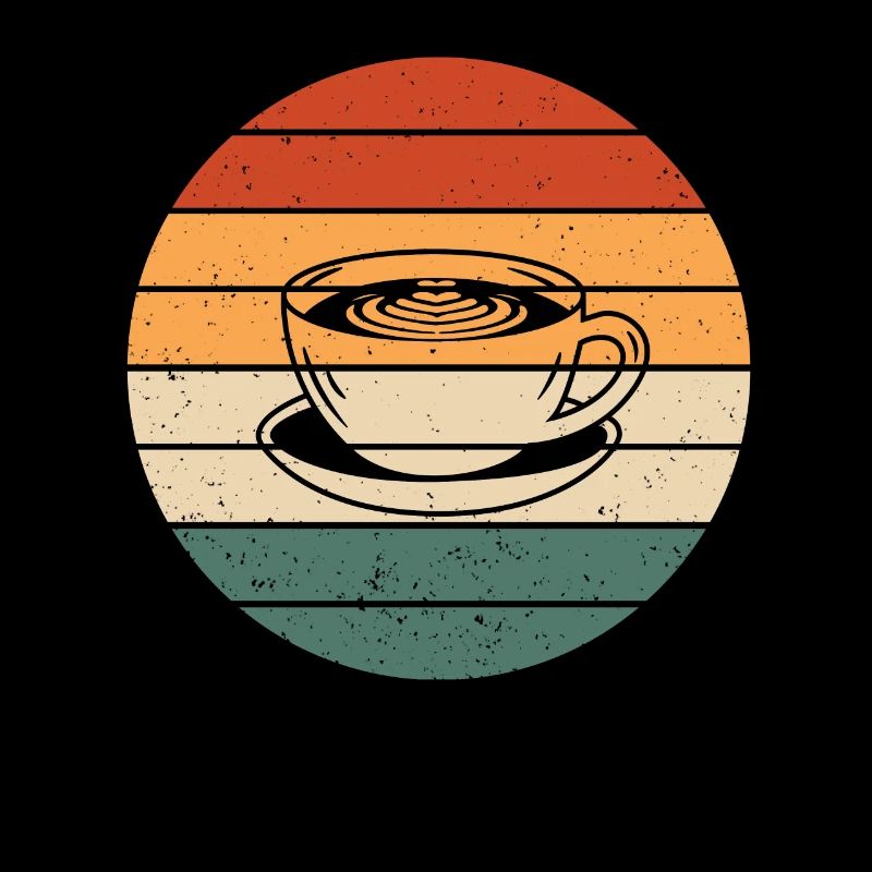Retro Cappuccino Mug