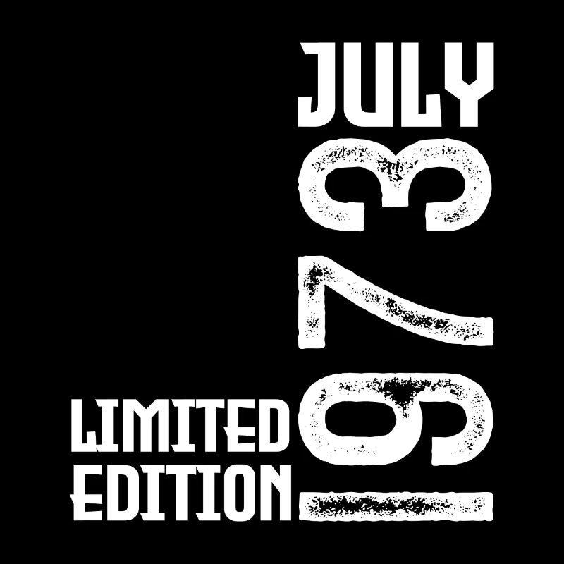 Geschenk Juli 1973. Geburtstag Juli 1973.