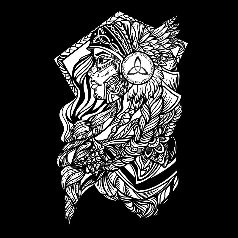 Shield Maiden Valkyrie - Guerrier du Viking germanique