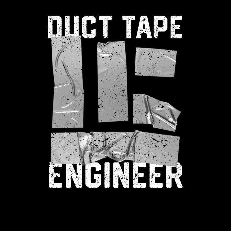 Duct Tape Engineer Funny Do-it-Yourself Mechanic