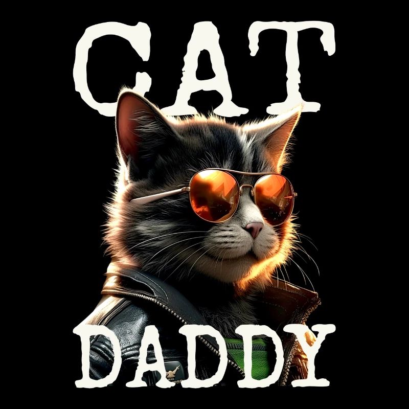 Cat Daddy Cats Father Cat Dad Dad Father's Day Cat