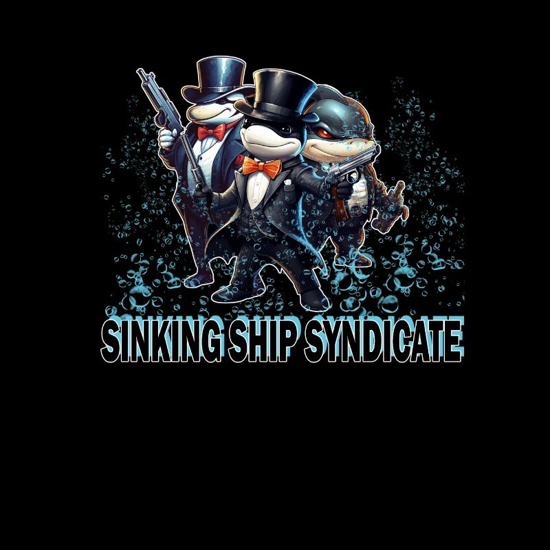 Funny Orca Sinking Ship Syndicate - Orcas Making