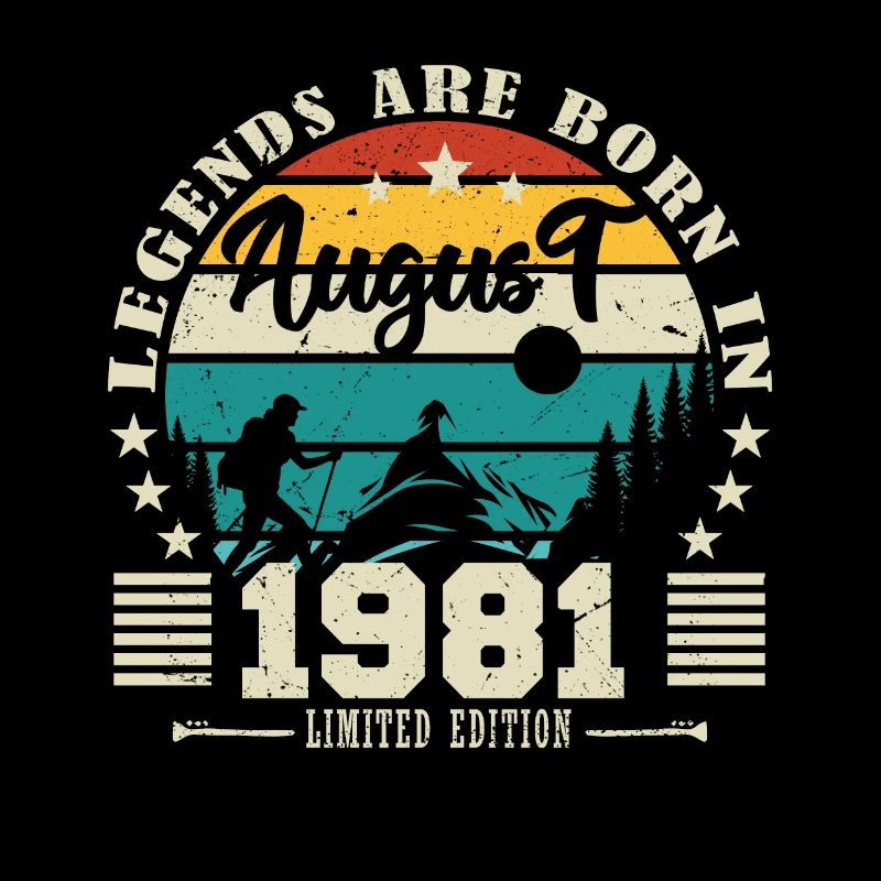 August 1981. Geburtstagsgeschenk August 1981. August