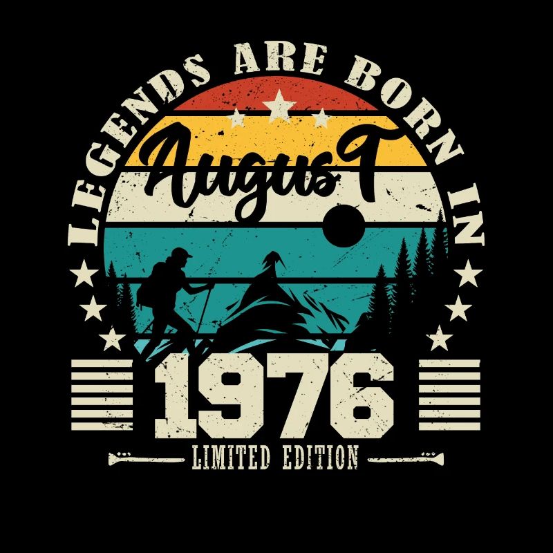 August 1976. Geburtstagsgeschenk August 1976. August