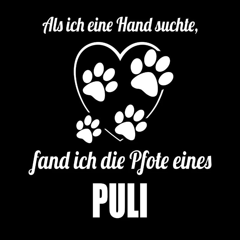 Hand & Pfote - Spruch - Puli