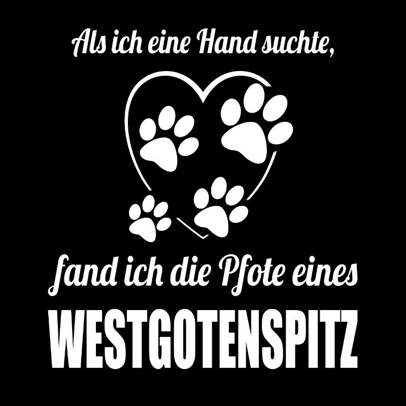 Hand & Pfote - Spruch - Westgotenspitz